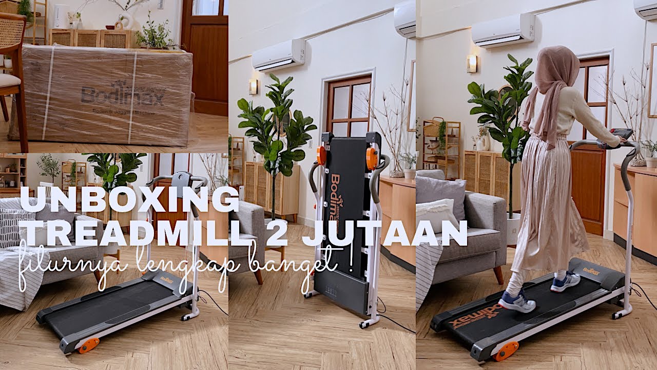 Unboxing treadmill 2 jutaan, treadmill canggih aesthetic