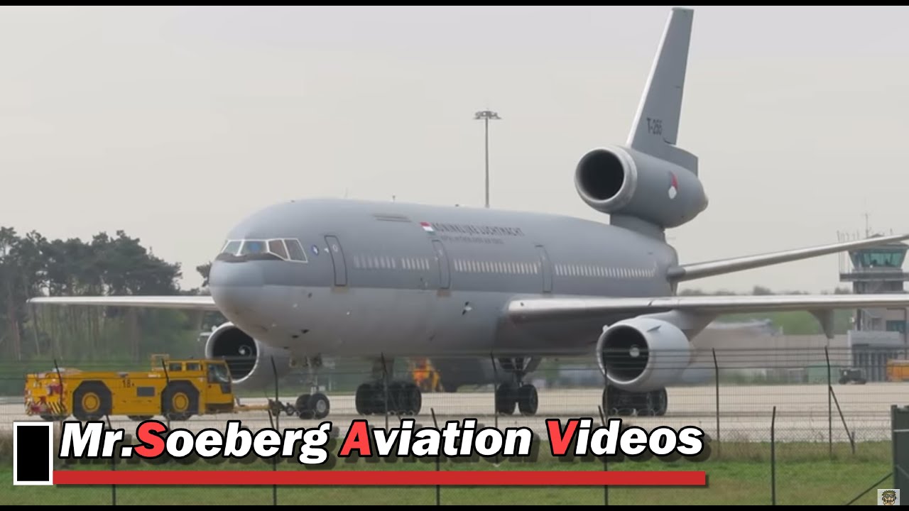 LAST Departure DC10 Neth.AF, T-255, to the scrapyard; Eindhoven 11-04-2014