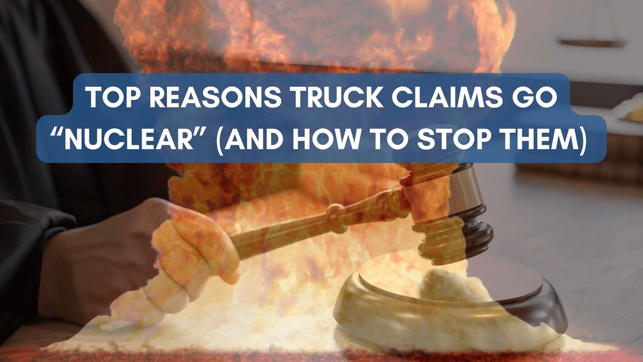 Top Reasons Truck Claims Go “Nuclear” (And How to Stop Them)