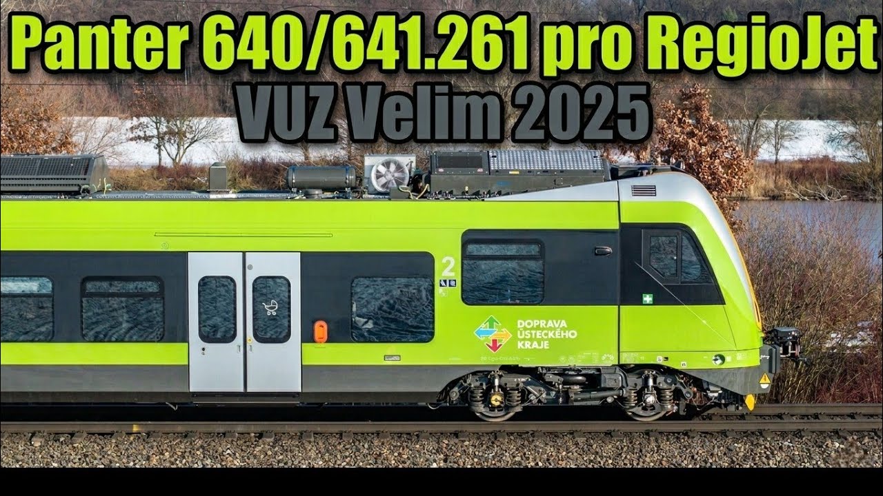 🆕⏯️ Panter 640/641.261 pro RegioJet. VUZ Velim 2025 ⏯️🆕