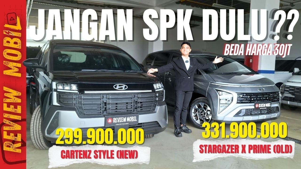 Beda Harga Dikit‼️ Perbandingan Hyundai Stargazer Prime VS Cartenz Style Terbaru