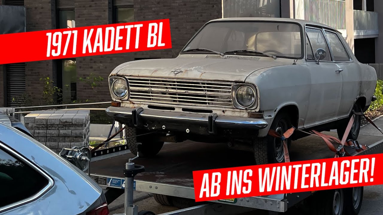 1971 Kadett BL Scheunenfund: Bekommen wir ihn aus der Tiefgarage?