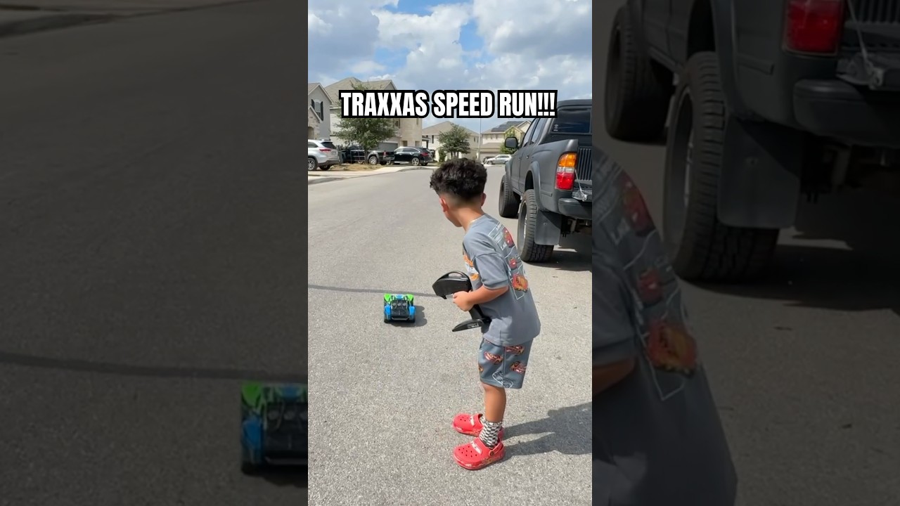 TRAXXAS MINI SLASH 4x4 2&rsquo;s SPEED RUN!!#shorts #rc #traxxasminislash #rccar #traxxas