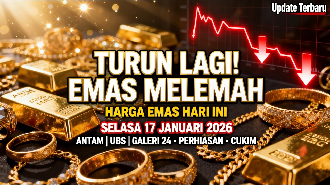 Harga Emas Hari Ini 17 Februari 2026 Turun! Antam, UBS, Galeri 24 Kompak Melemah &ndash; Saatnya Beli