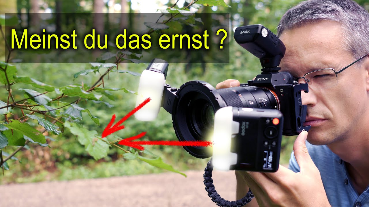 Makro Fotografie 🐛💨 SO machen es die Profis, die es wirklich Ernst meinen! Godox MF12