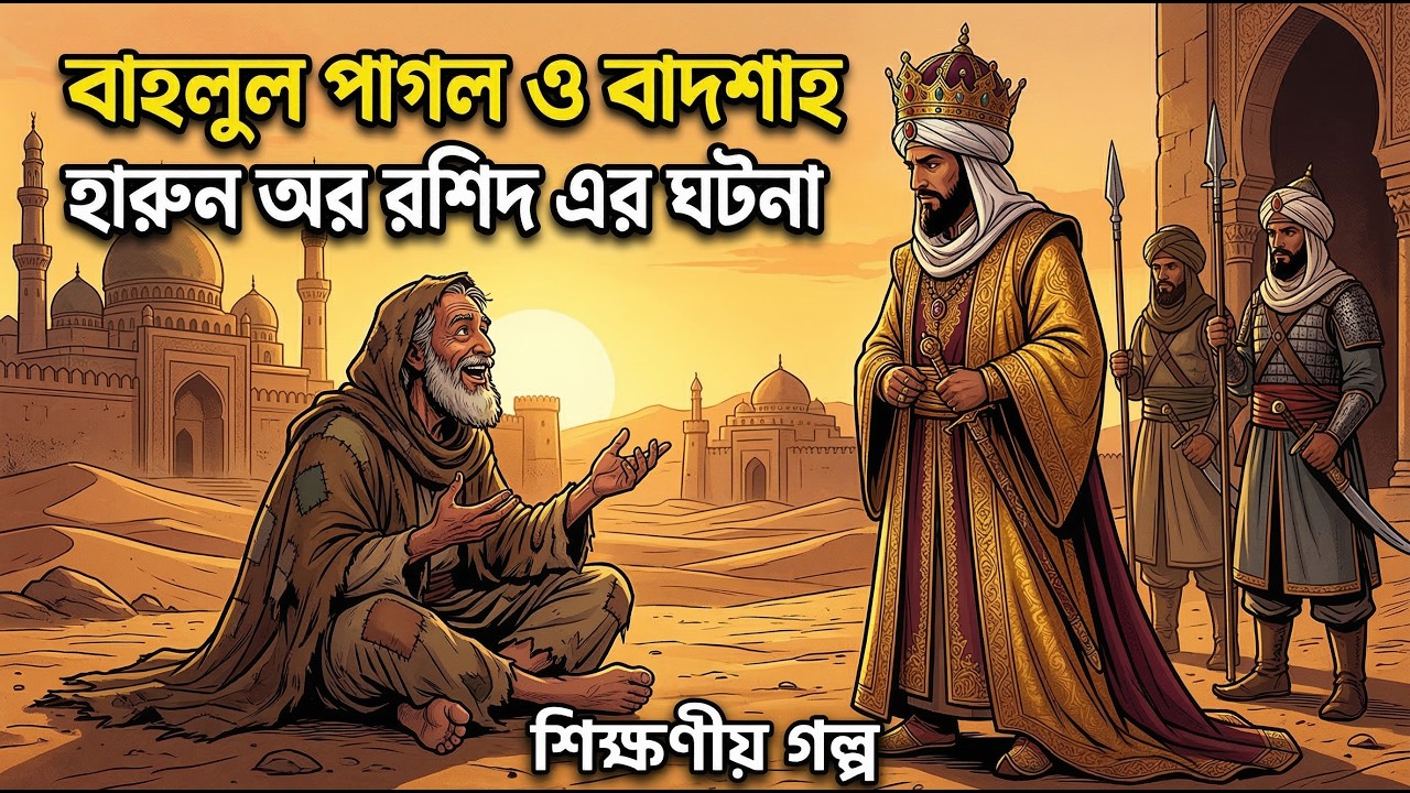বাহলুল পাগল ও বাদশাহ হারুন অর রশিদ এর ঘটনা | শিক্ষণীয় গল্প