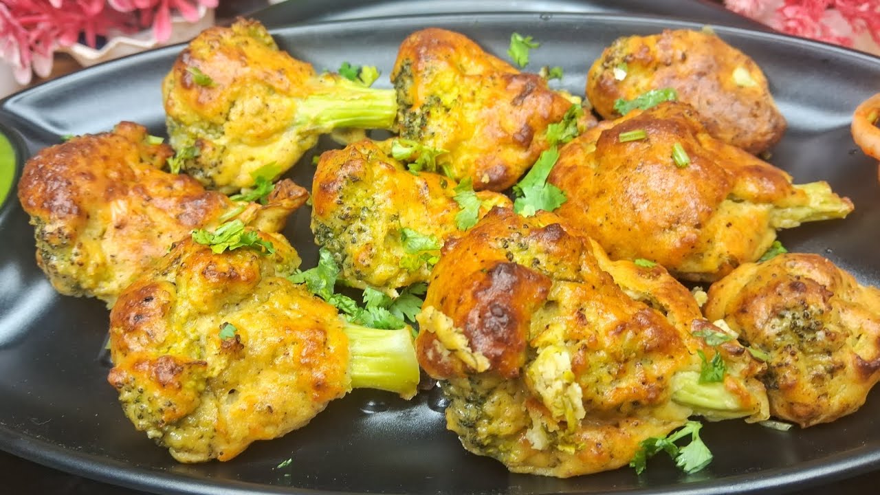 Broccoli Malai Tikka | Tandoori Malai Broccoli | Easy Veg Starter | Weight Loss Recipe | easy recipe