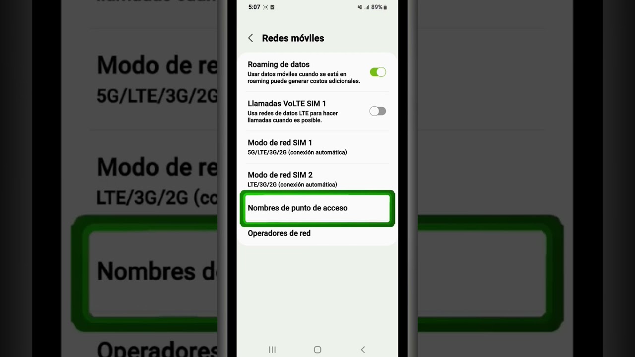 Configurar APN INTERNET de forma r&aacute;pida y f&aacute;cil #internet #apn #shorts