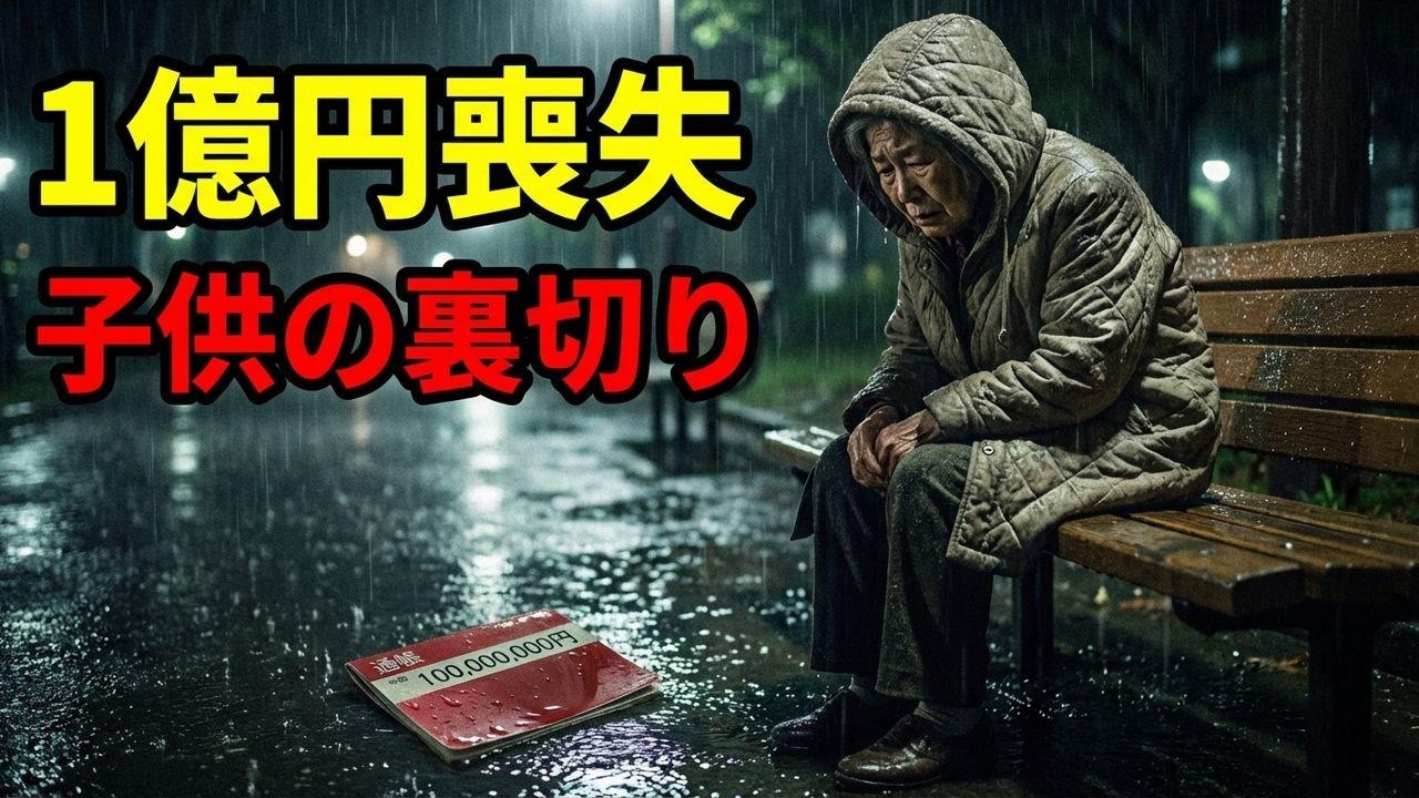 「1億円が消えた」見栄と子供の裏切りで堕ちた老後の地獄