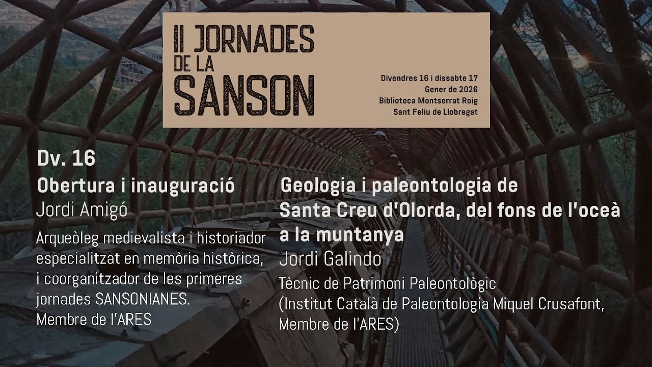 II Jornades de la Sanson · Ponència 1 · Jordi Galindo.