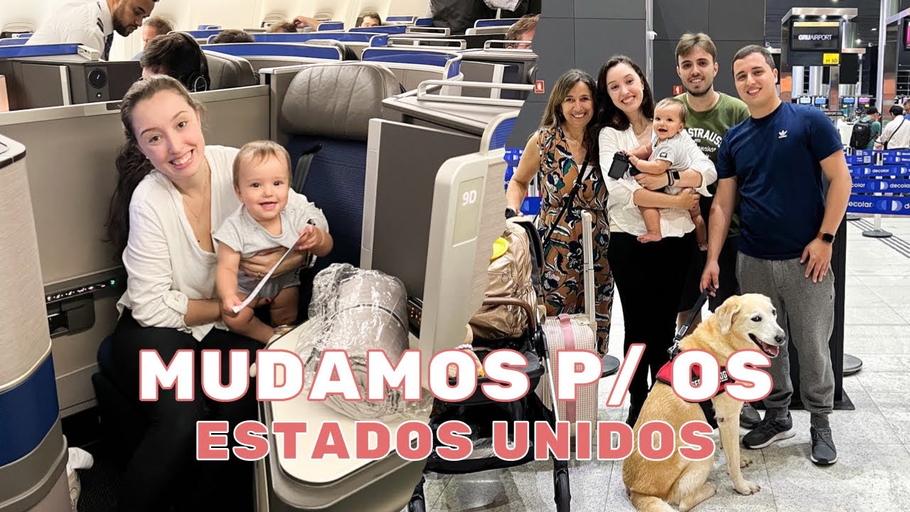 CHEGAMOS EUA! AEROPORTO, DESPEDIDA E TOUR PELA CASA