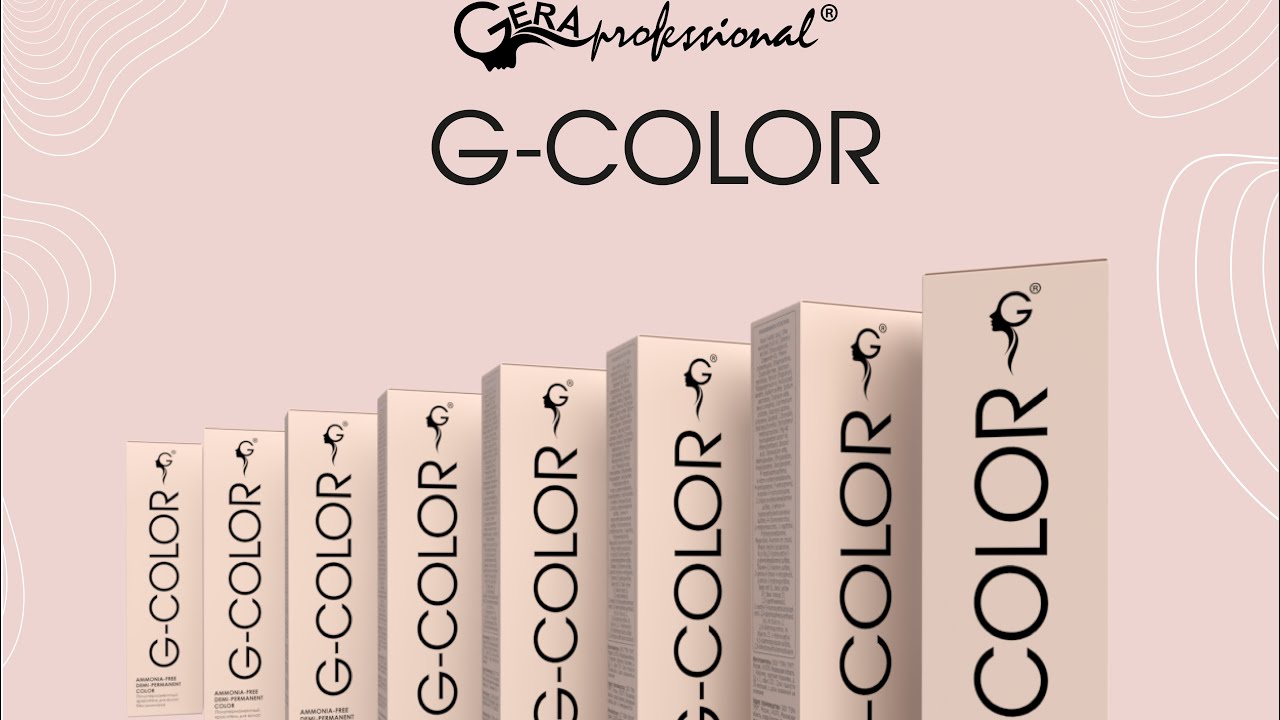 Краситель «G-COLOR» от  «GeraProfessional» 🔥