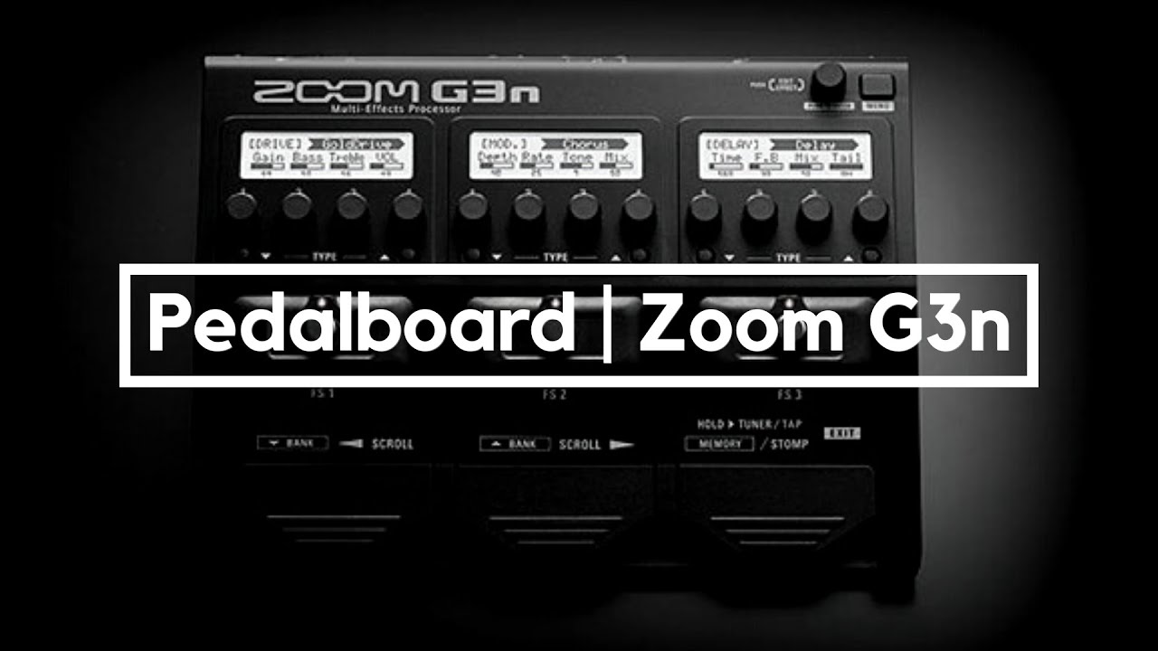 Pedalboard | Zoom G3n | Como penso e monto meus timbres.