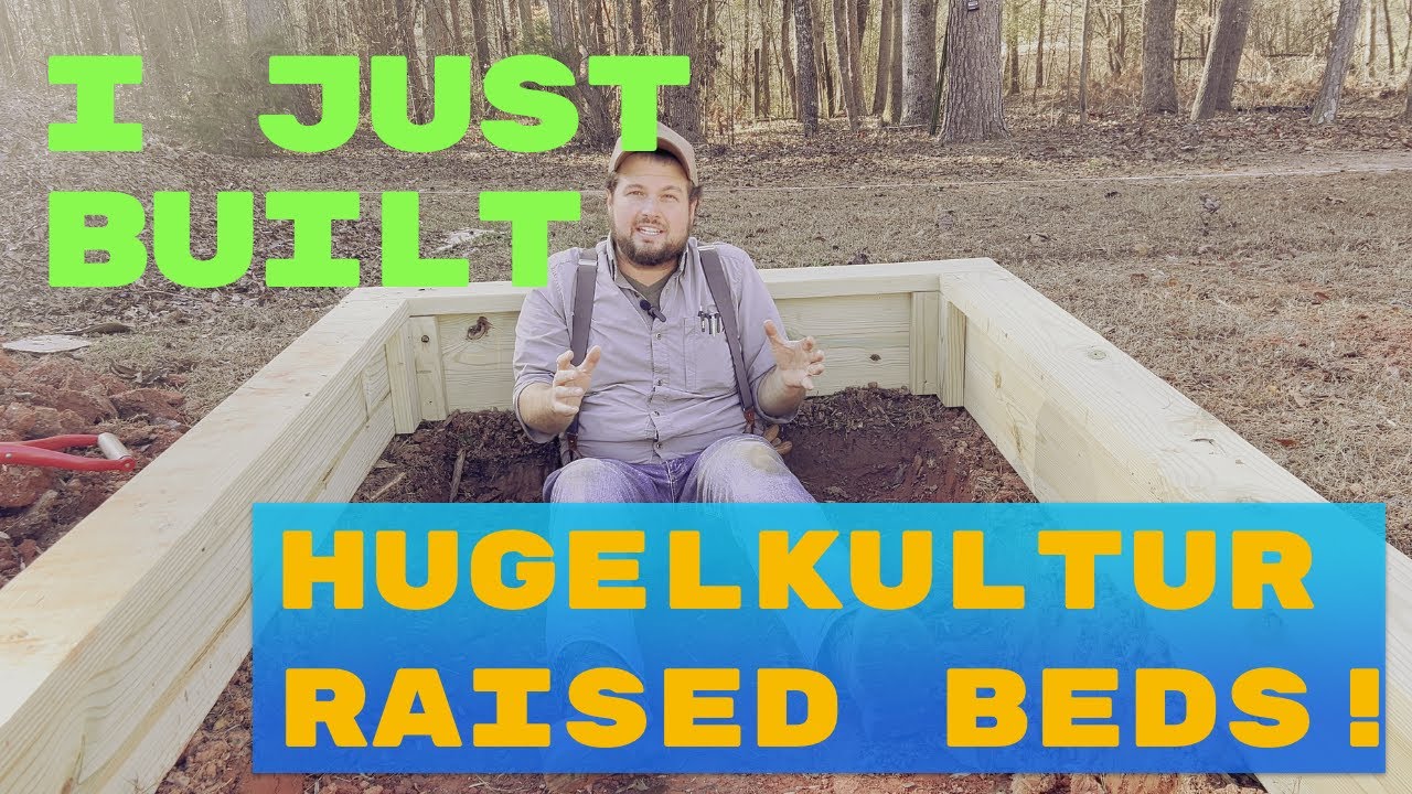 I Built Hugelkultur Raised Beds for My Veggie Garden