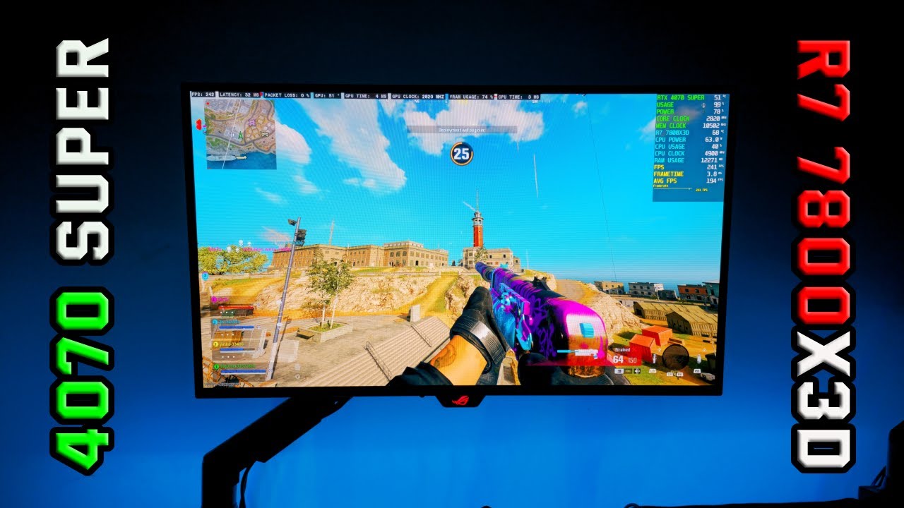 POV: RTX 4070 SUPER + 240HZ OLED - Rebirth Island - Warzone 4