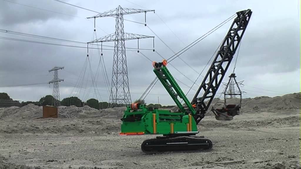 Technic MOC Dragline Crawler Crane