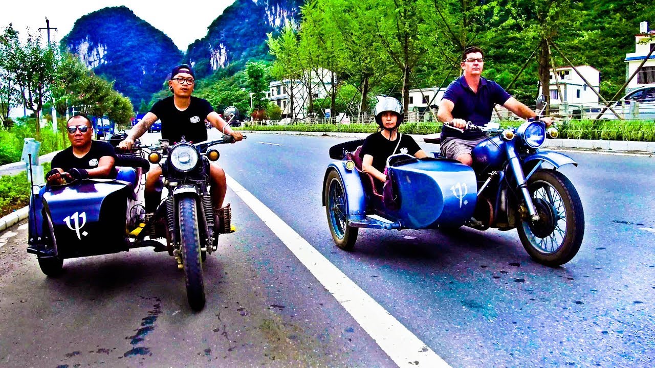 3 days in Guilin riding side-cars and driving 4x4