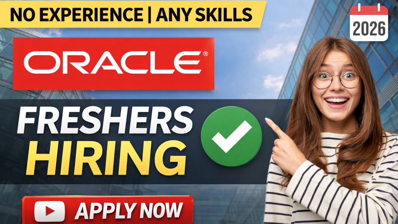 Oracle Hiring for Freshers 2026 💻 12 LPA | No experience | Apply Now 🚀