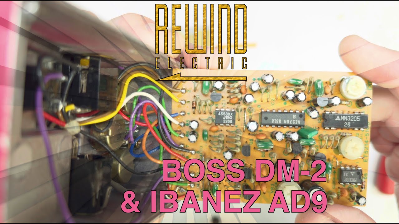 Boss DM-2 & Ibanez AD9 Internal Inspection