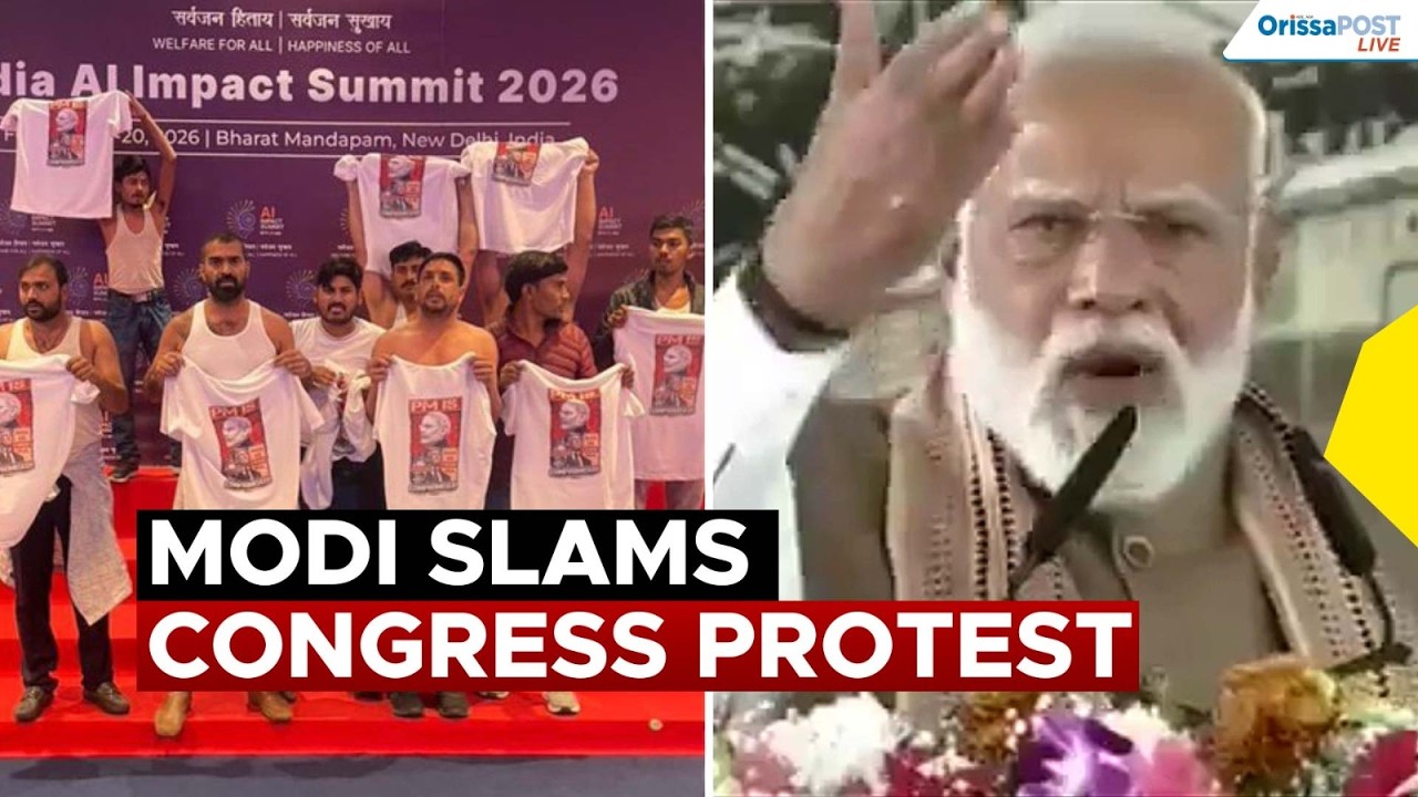 Modi slams congress over shirtless protest at India-AI Summit | Meerut rally big attack