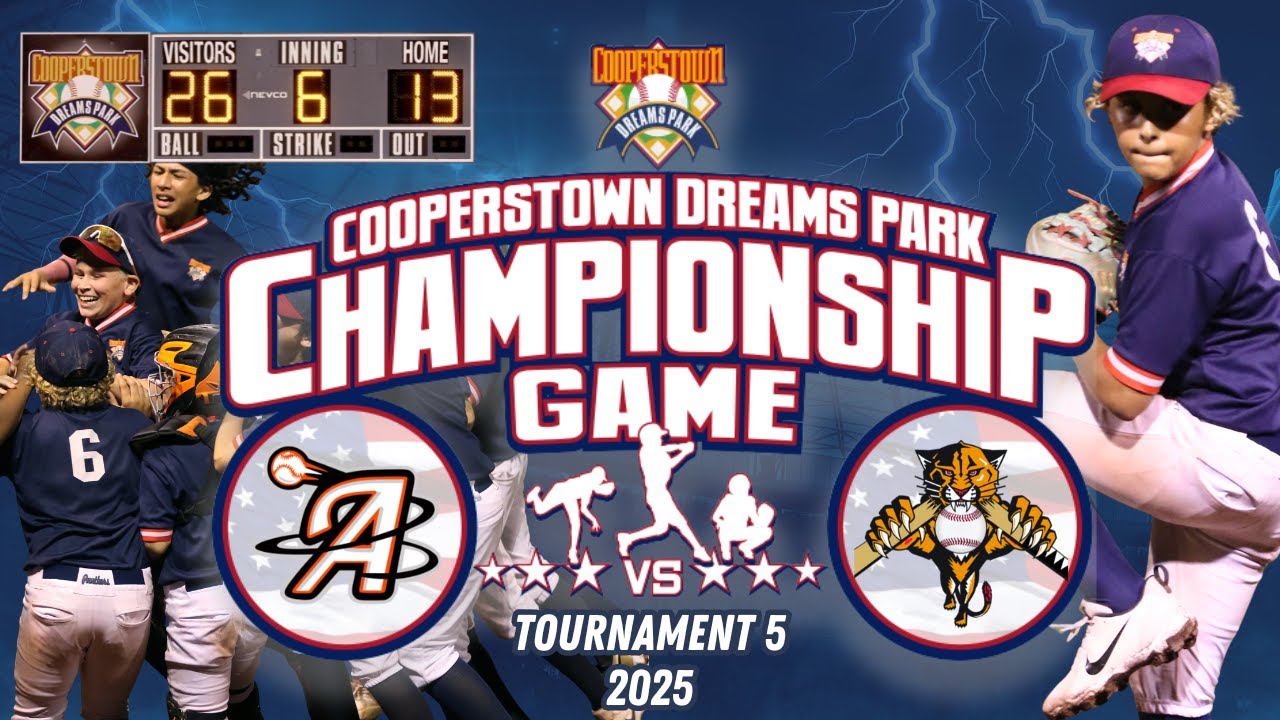 Cooperstown Dreams Park Tournament 5 Championship | West Boca Panthers vs Delmarva Aces | Full Game