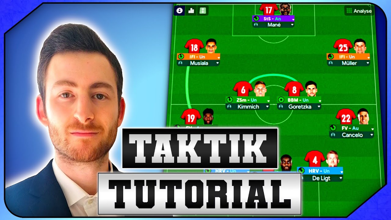 Die perfekte eigene Taktik bauen I Football Manager Tutorial