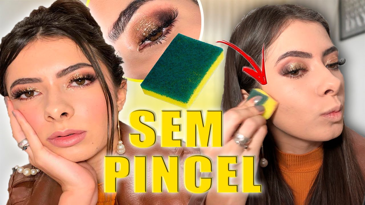 MAQUIAGEM SEM PINCEL