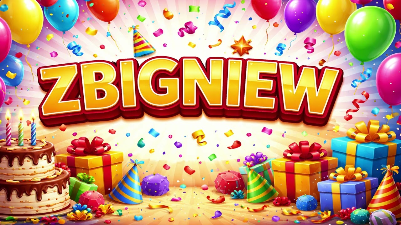 🥳 Sto Lat dla Zbyszka! | Idealna Piosenka na Urodziny 🎉