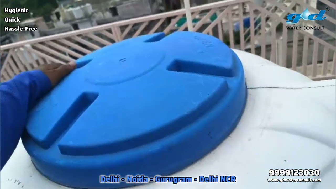 Full Water Tank Cleaning Process by the GD team✨✅