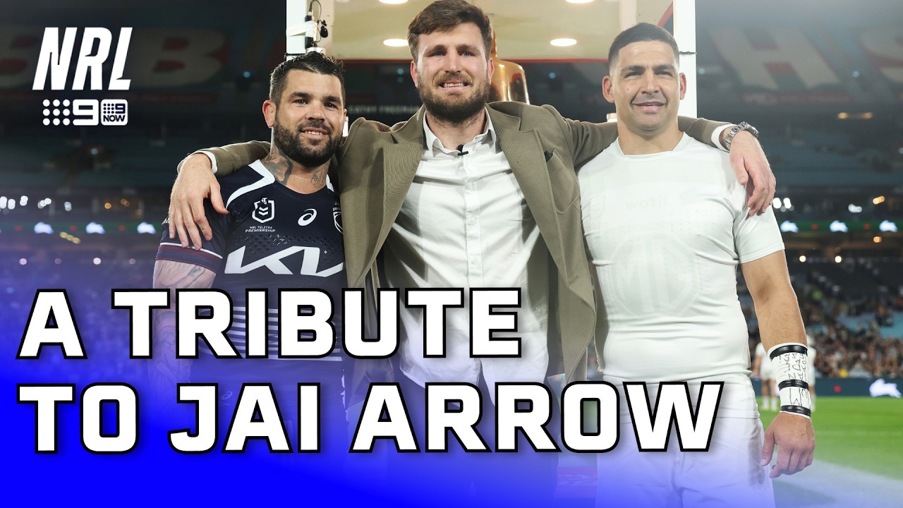Rabbitohs & Broncos special tribute to Jai Arrow | NRL on Nine