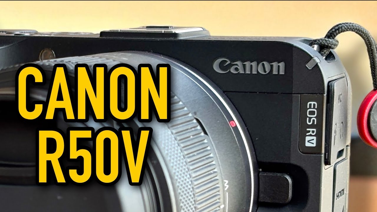CANON EOS R50V - Unboxing , demonstração de Botões e Recursos