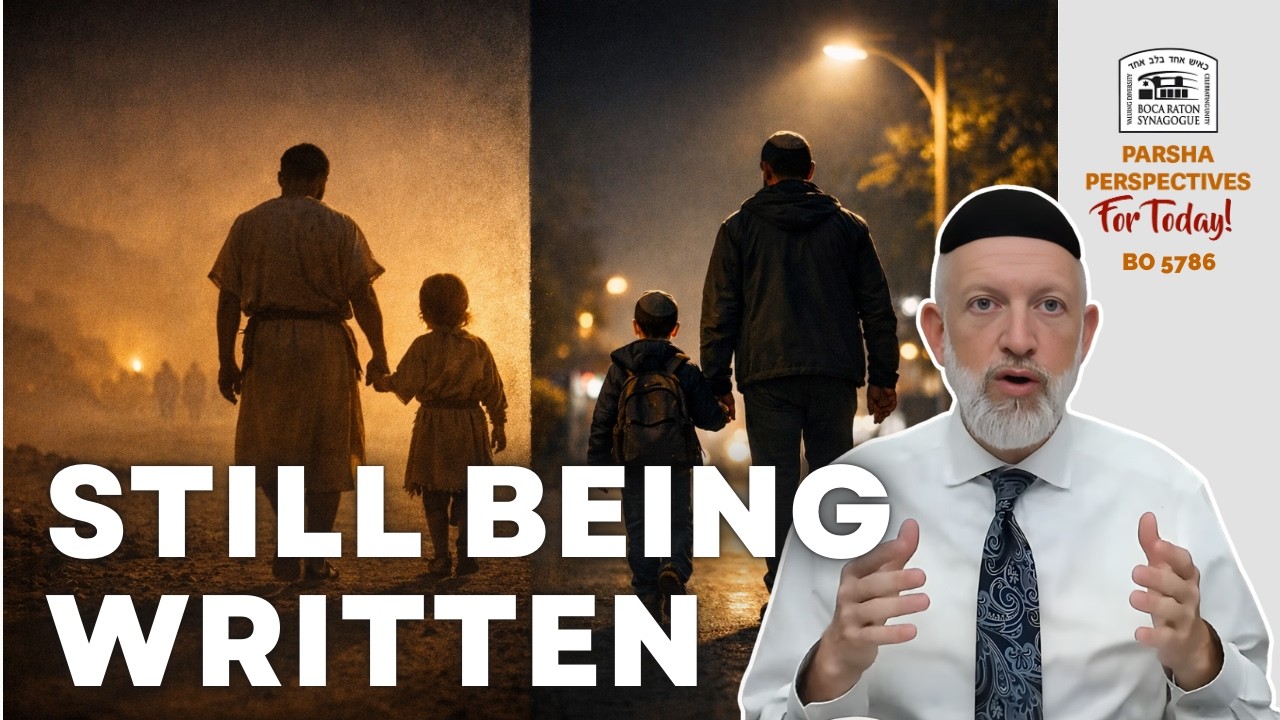 The Story That's STILL Being Written | Parsha Perspectives | Bo 5786