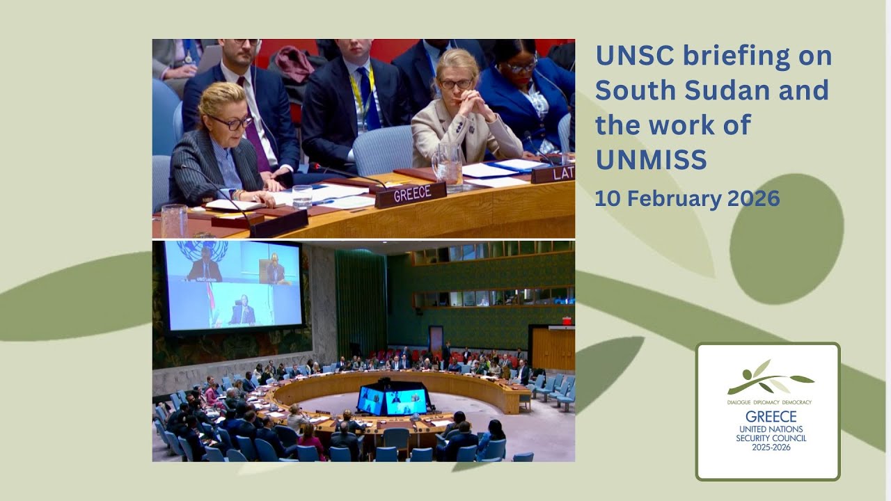 Statement of Greece at UNSC 10103rd meeting on South Sudan and the work of UNMISS