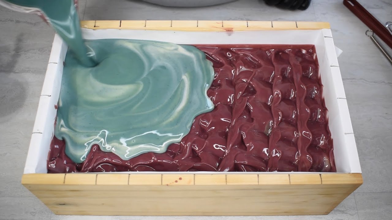 Desert Jasper Soap Making | Heat Transfer Method