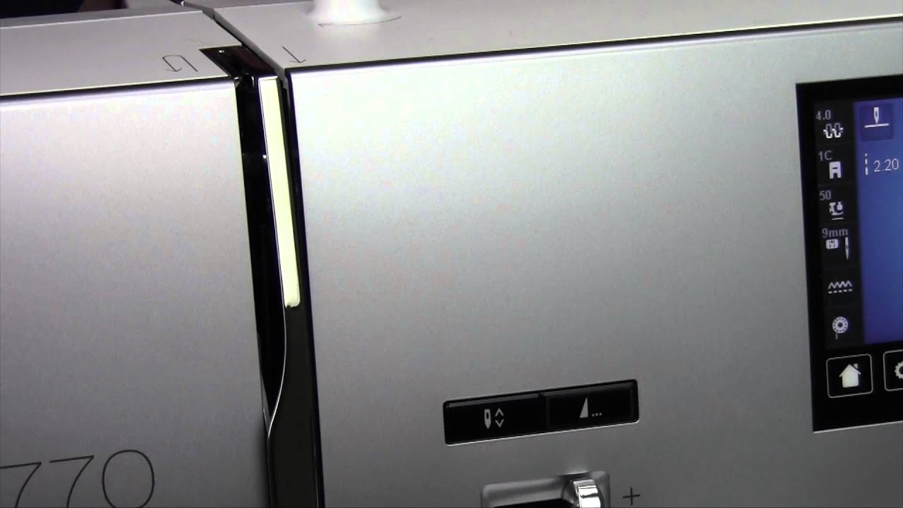 Bernina 770 18 Take Up Lever in the Highest Position
