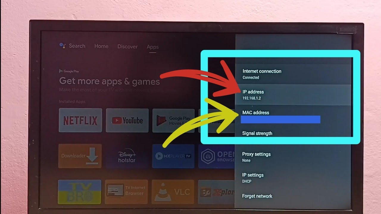 PANASONIC Android TV : How to Find IP Address and MAC Address on PANASONIC Android TV