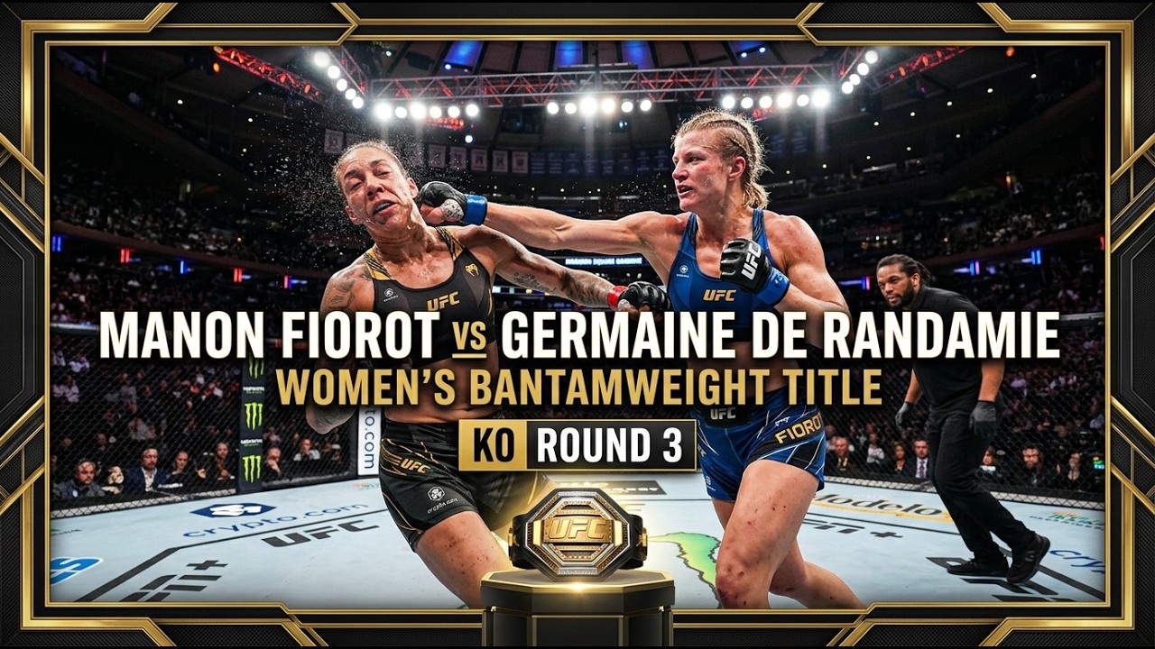 Manon Fiorot vs Germaine de Randamie | Female UFC Bantamweight Title | KO Round 3