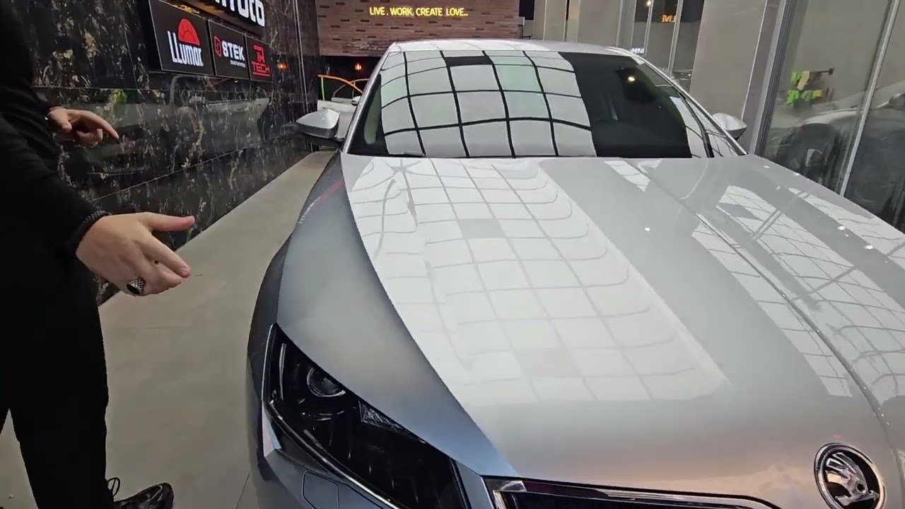 Skoda Super B Stek Boya Koruma Filmi Polisaj Tech Crystal Seramik Kaplama 