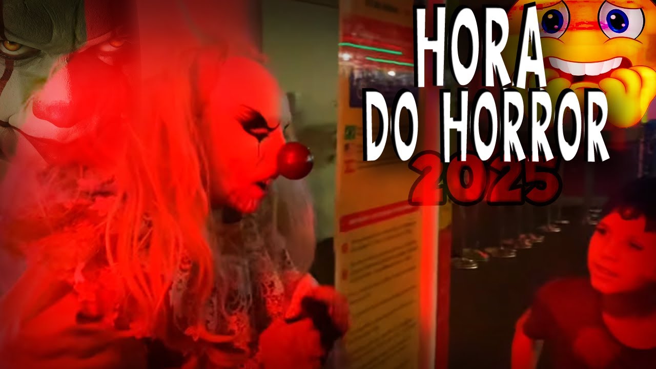 HORA DO HORROR 2025 - OS PALHAÇOS 🤡 ATACARAM GERAL PELO PARQUE 
