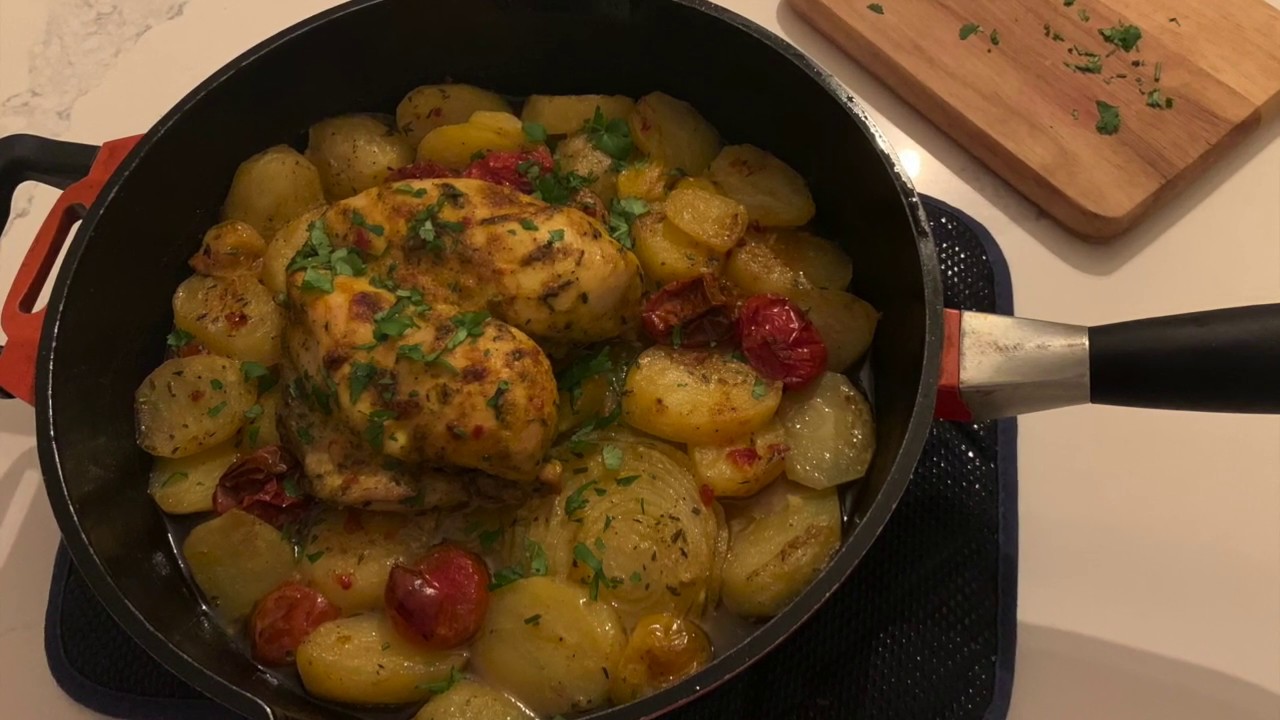 Quick and Easy Chicken Tagine | طحين الدجاج