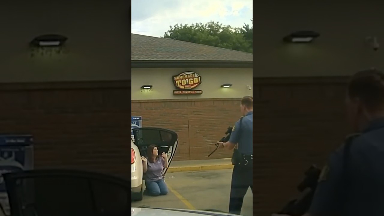 Полицейские наставили оружие на мать во время поездки