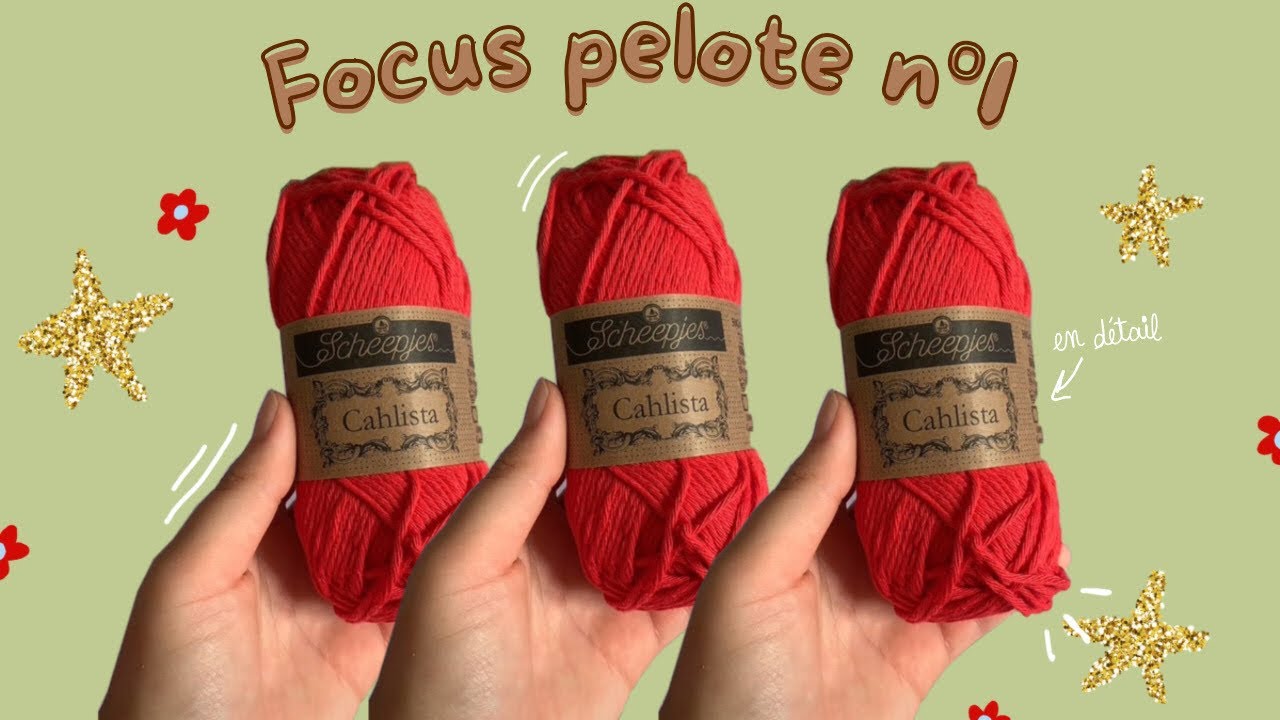 FOCUS PELOTE Nº1: tout savoir sur la pelote CAHLISTA de chez SCHEEPJES 🧶