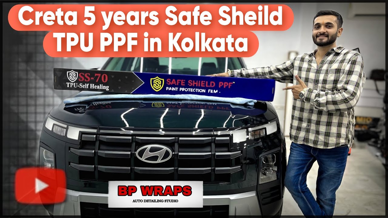 PPF/Paint protection film in Kolkata | Hundai Creta 2024 Edition 🔥 | At Chinar Park