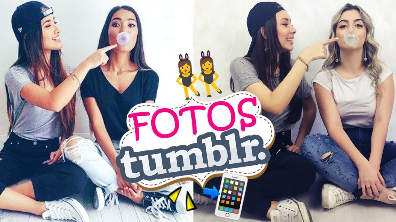 IMITANDO FOTOS TUMBLR COM AMIGAS
