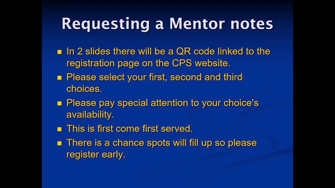 Meet the Mentors (September 2, 2025)