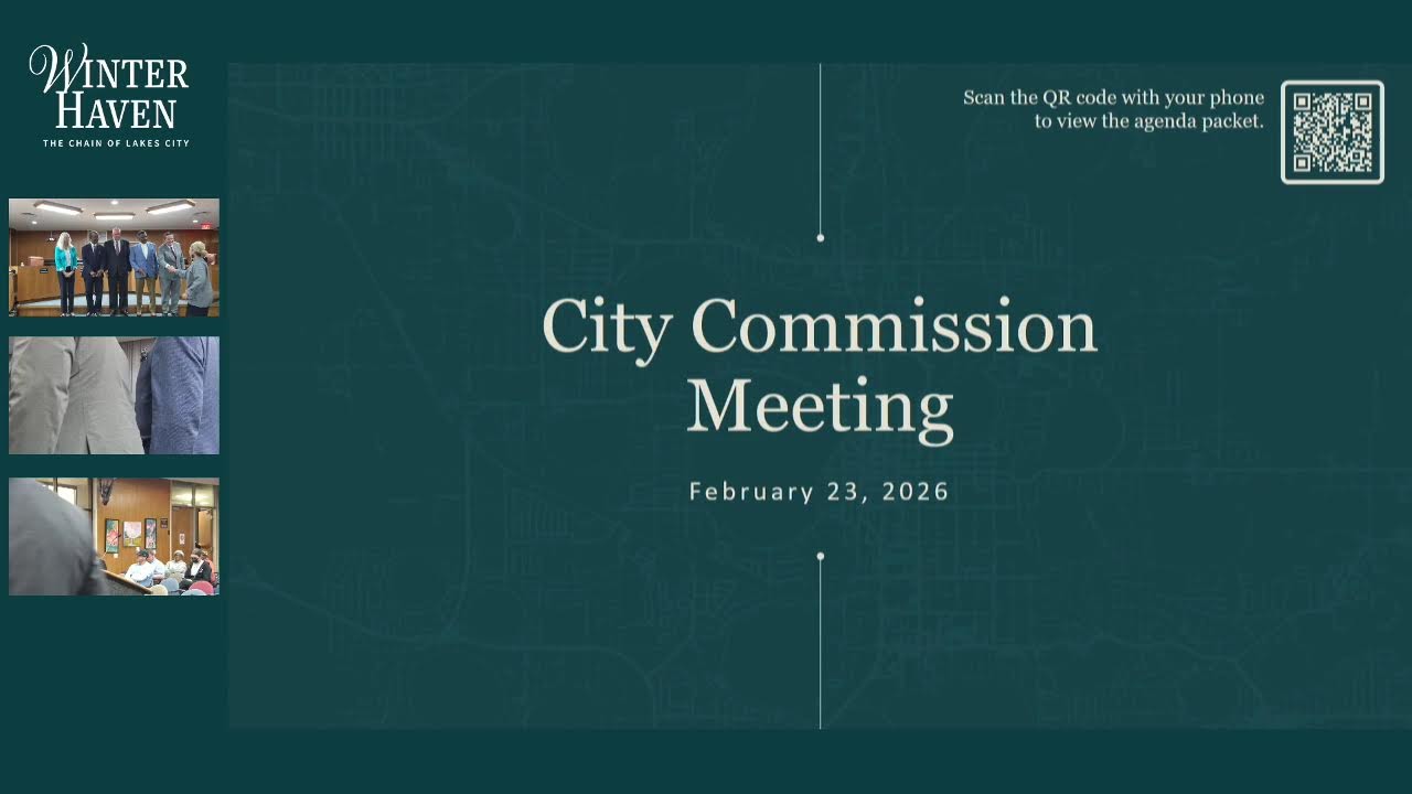 City Commission Meeting  | 02-23-2026