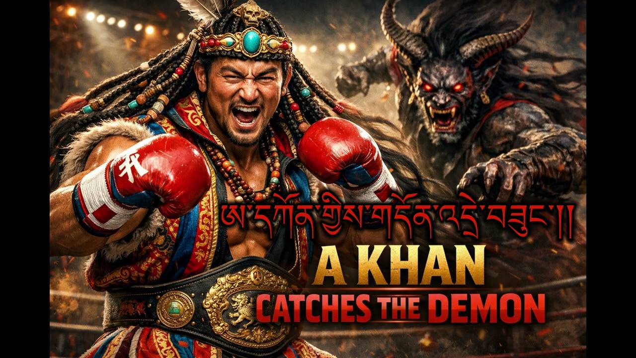 ཨ་དཀོན་གྱིས་གདོན་འདྲེ་བཟུང་།། The devil caught the demon.