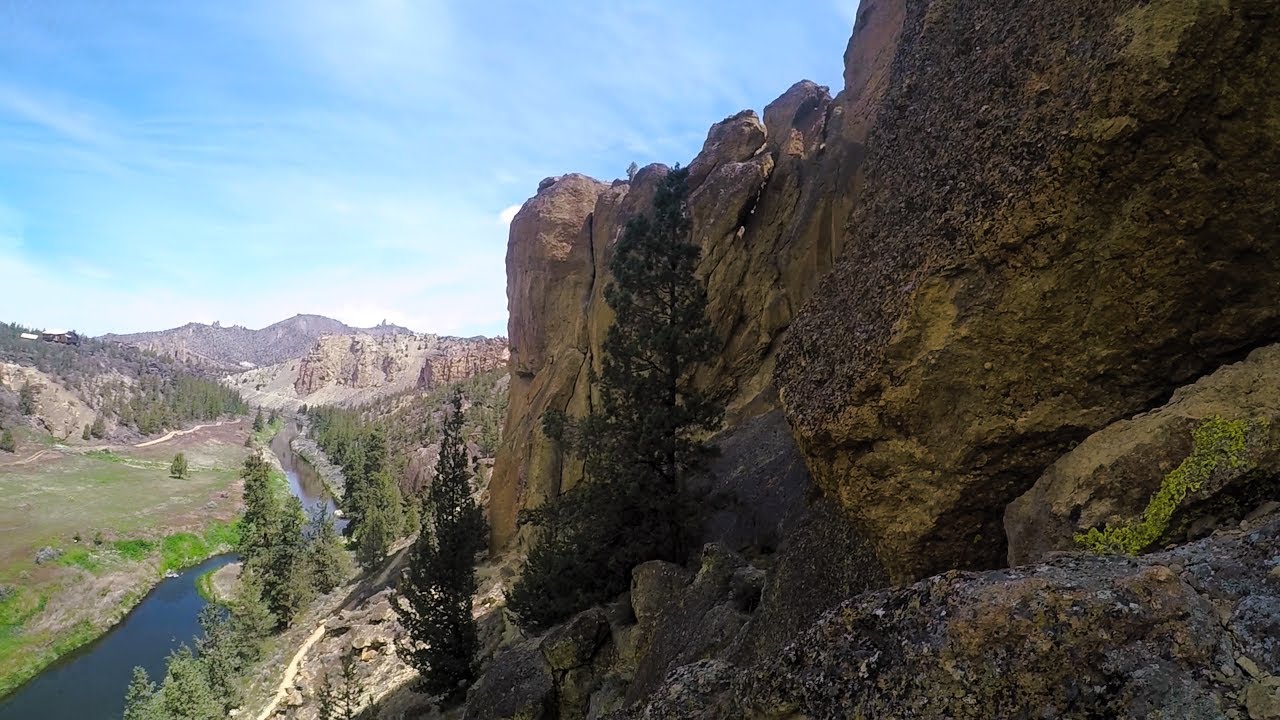 Crack Climbing at Smith Rock State Park in Oregon