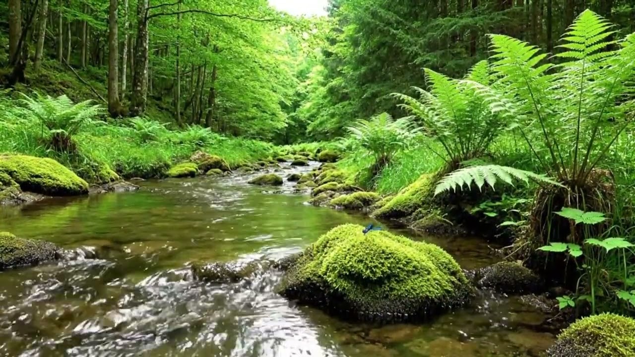 Peaceful Mountain Waters | Relaxing River Sounds for Sleep
