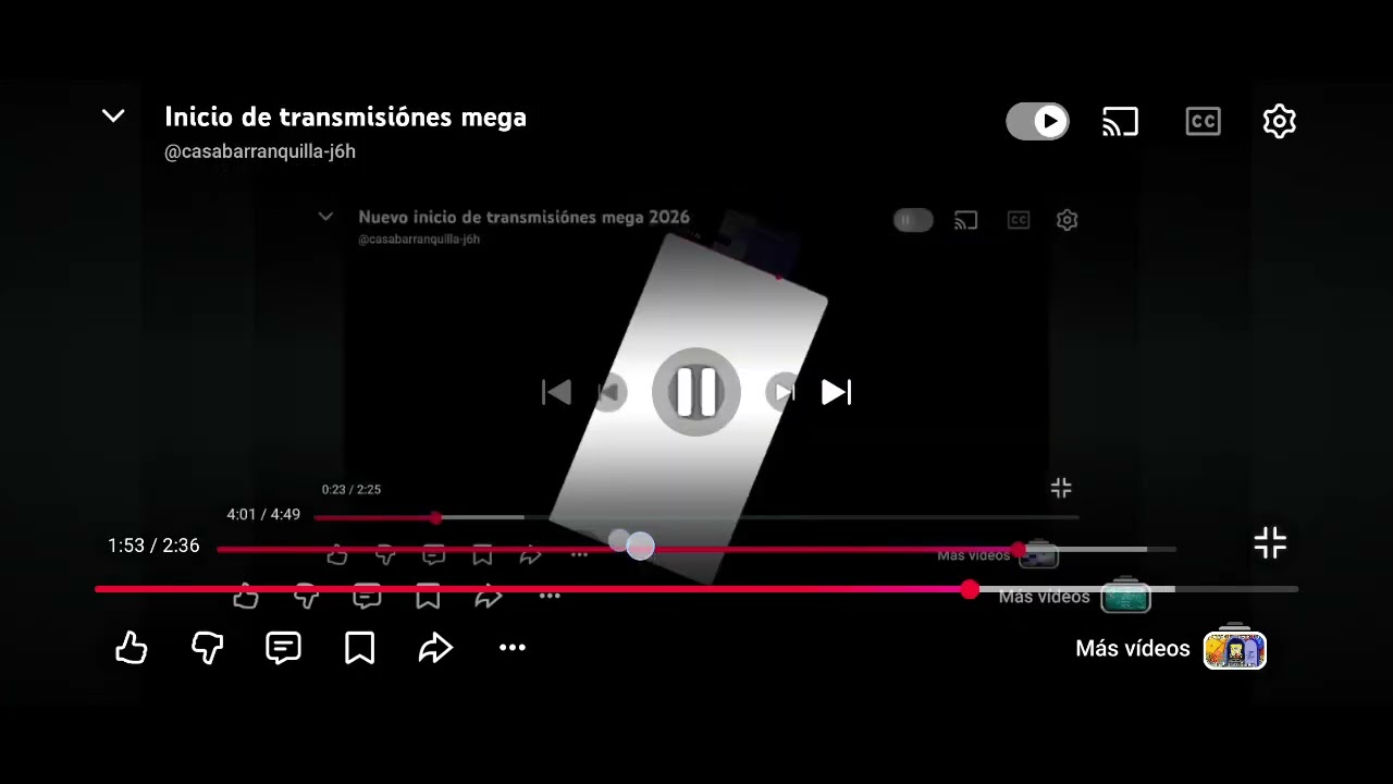 Inicio de transmisiónes mega 